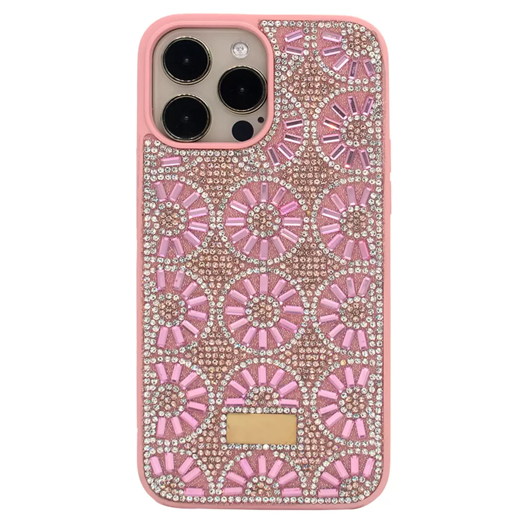 iPhone 16 Pro Max Diamond Sparkling Case Pink